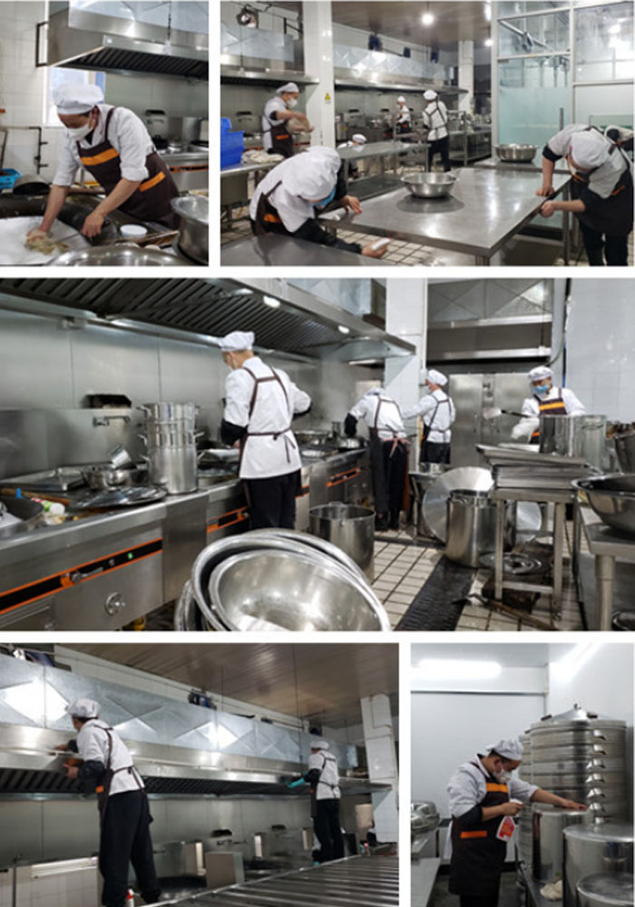 成都PG电子集团后勤食堂开展爱国卫生大扫除活动